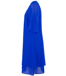Elegant tulle dress with lining midi IZABELLA plus size