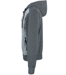 Hybrid men's transitional sweatshirt jacket