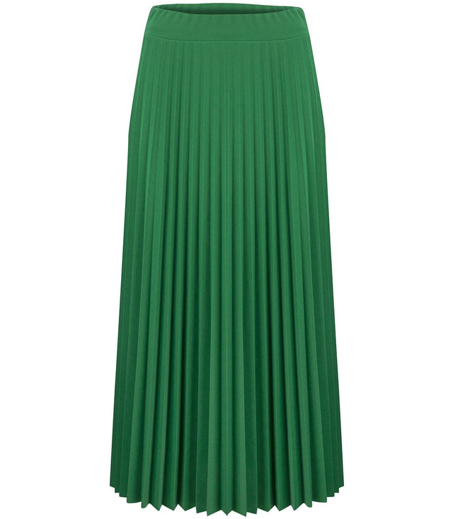 Spódnica plisowana długa midi maxi czarna