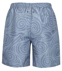 Men's short swim shorts in doggies print