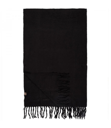 Elegant scarf with tassels in one color