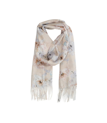 Women's floral pattern scarf 180x70