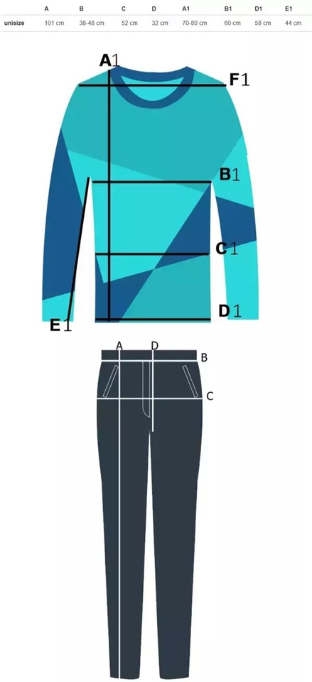 Tracksuit pants sweatshirt hood velor plus size