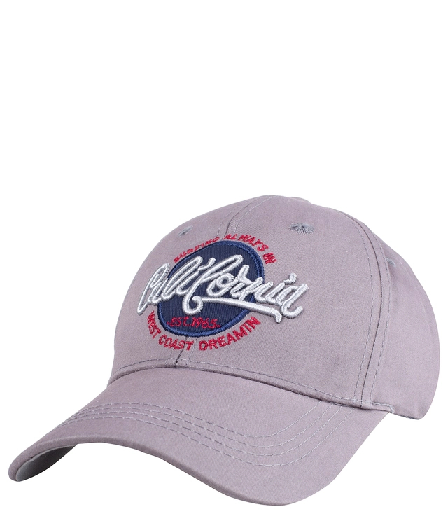 A baseball cap decorated with the inscription CALIFORNIA