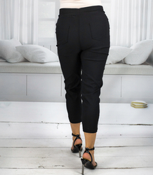 Elegant women's stretch cigarette pants KATE