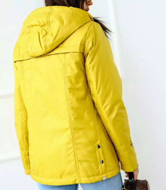 Women's transitional spring hooded jacket LUIZA