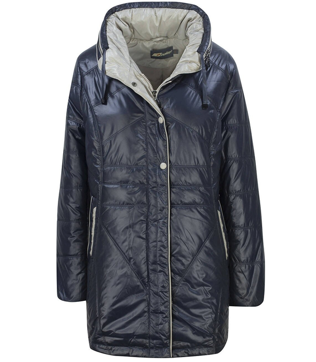 Pikowany PŁASZCZ Długa przejściowa KURTKA 