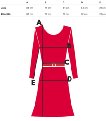 Black tunic dress with colorful print and pockets PERLA