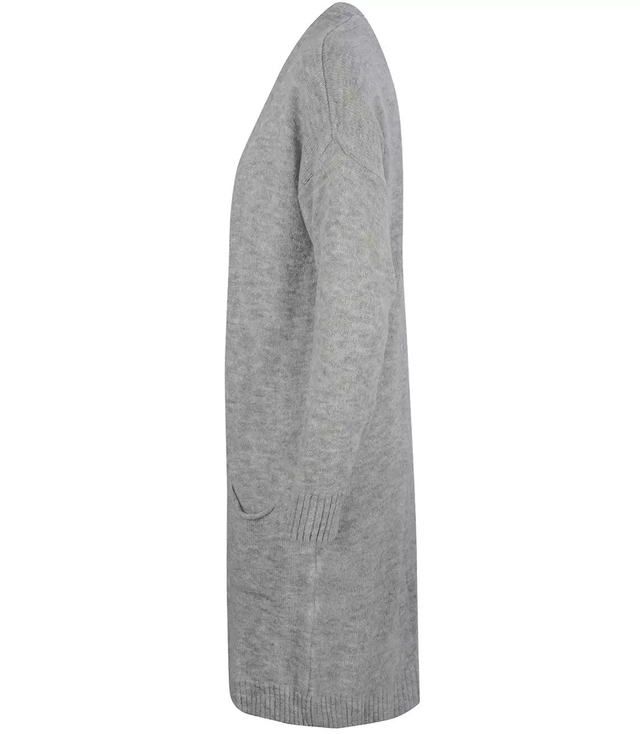 Warm and soft LONG BASIC sweater cardigan