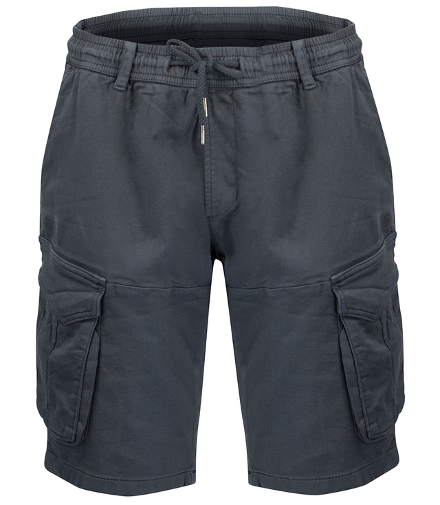 Cargo shorts with elastic waistband and cargo shorts