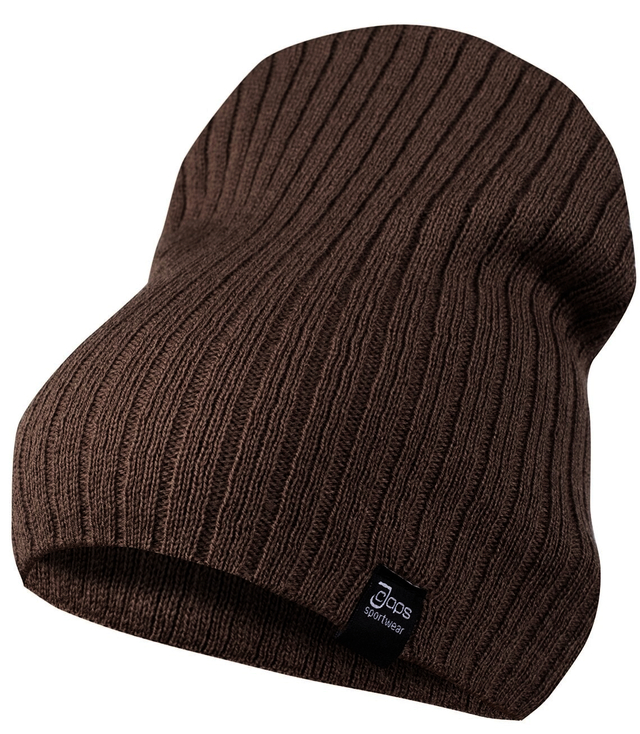 UNISEX ribbed knit beanie