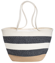 Mega large summer beach bag braided cotton