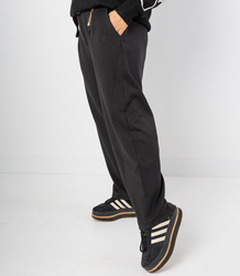 Women's banana fit fabric pants with belt LILIANA