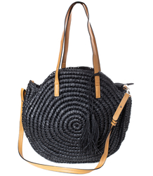 Round etnia bag shoulder shopper bag with strap