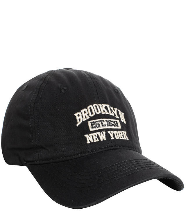 Unisex baseball cap with BROOKLYN embroidery