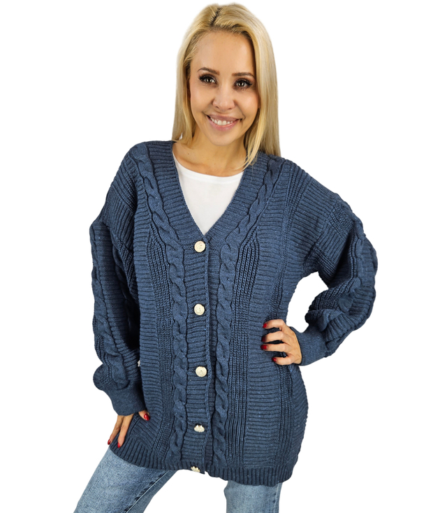 Warm, fashionable, loose women's sweater MATYLDA