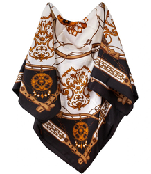 Sling delicate elegant scarf decorated with a beautiful pattern