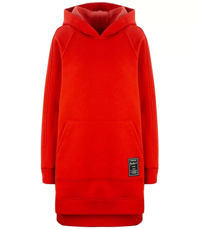 Warm oversized BASIC hoodie