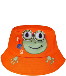 Children's hat BUCKET HAT frog