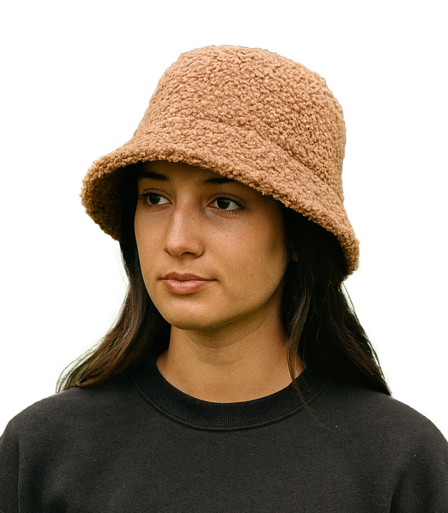 Women's hat made of soft teddy fabric