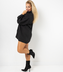 Oversize jacket embellished with STARDUST crystals