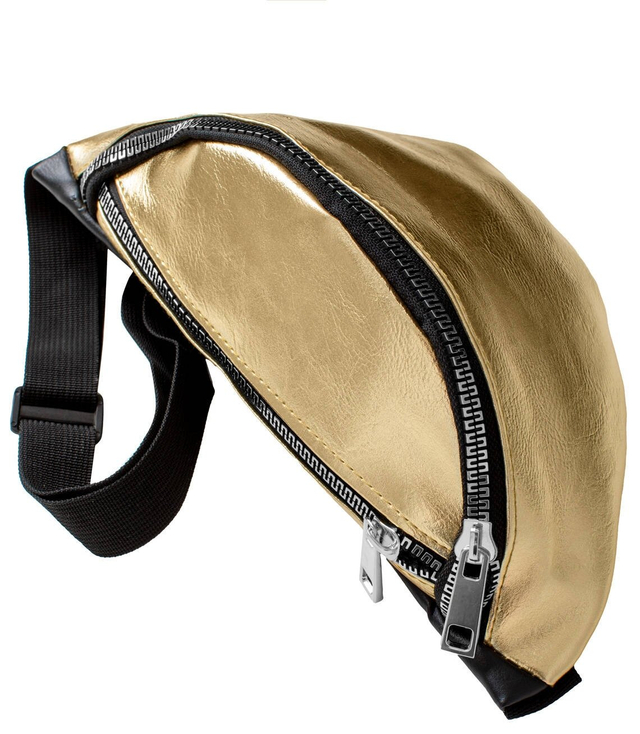 Classic smooth kidney sachet soft eco leather