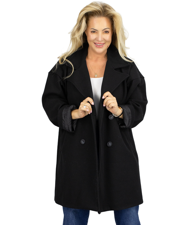 Wiosenny płaszcz damski dwurzędowy klasa i elegancja 