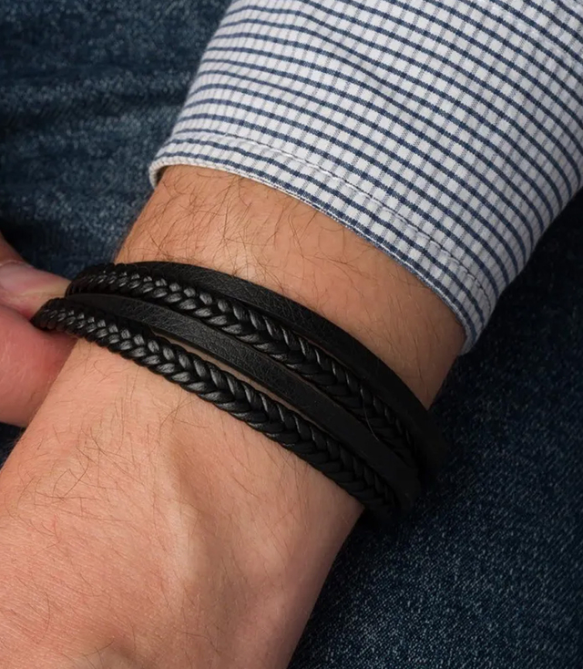 Men's bracelets perfect for a gift braided