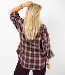 Timeless FRIDA plaid flannel shirt