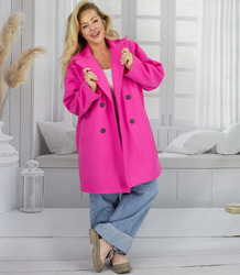 Wiosenny płaszcz damski dwurzędowy klasa i elegancja