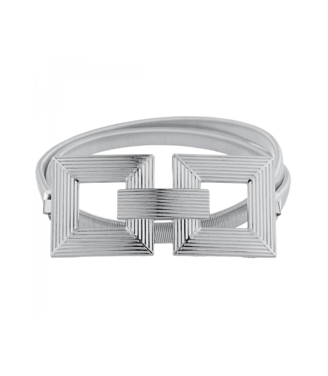 Women's belt with decorative buckle for dresses