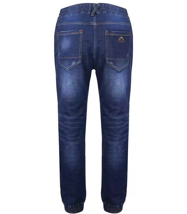 Men's jeans pants navy blue cargo joggers