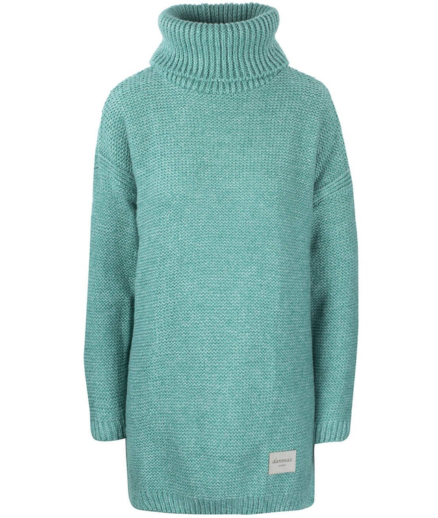 LONG SWEATER Turtleneck tunic