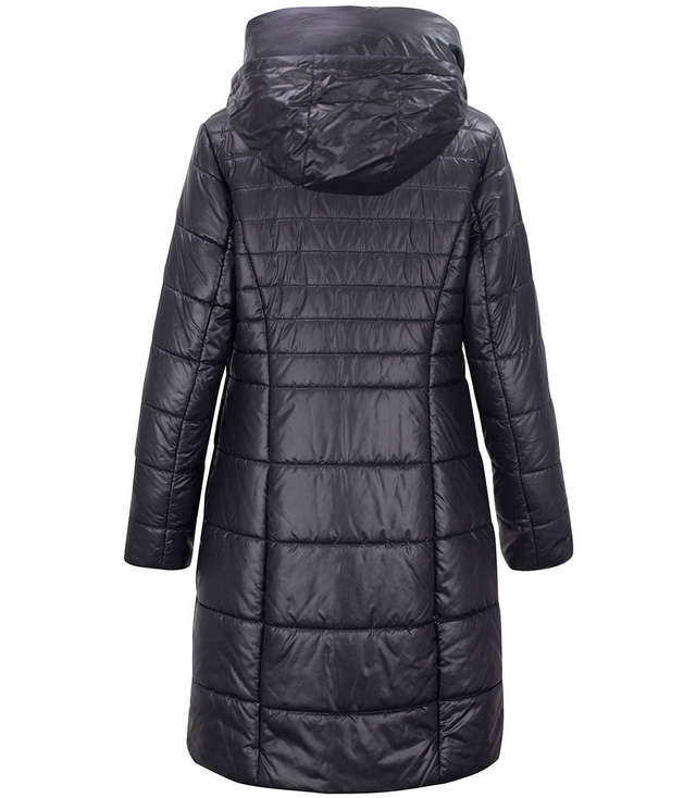 Long elegant quilted insulated coat for women AMELIA