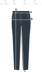 Men's jeans pants navy blue cargo joggers