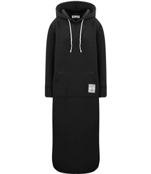 Long sweatshirt oversized tracksuit dress