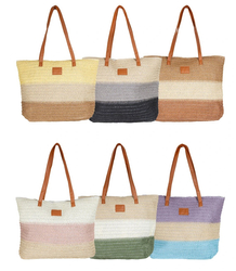 Mega large summer beach bag, braided, 3 colors