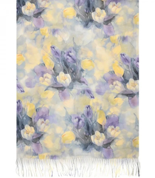 Stylish shawl scarf floral pattern Elegant 180x70 cm