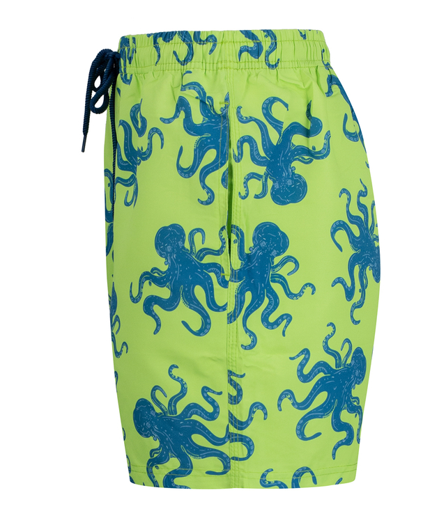 Swimming shorts with nautical print all over patterns