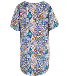 Summer dress loose tunic colorful patterns NINA