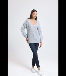 Warm, fashionable, loose women's sweater MATYLDA