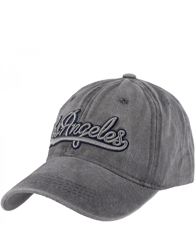 Vintage destroyed adjustable unisex embroidered baseball cap LOS ANGELES