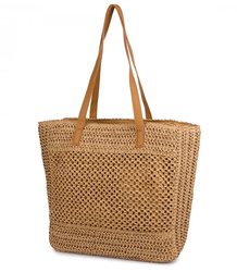 Torebka shopper boho z plecionki RIVE GAUCHE