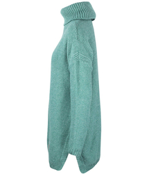 LONG SWEATER Turtleneck tunic