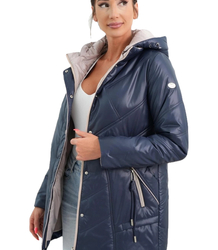 Women's Transitional Warm Jacket Elegant Hoodie Autumn Rose