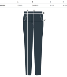 Loose women's palazzo pants wide leg high rise LENA