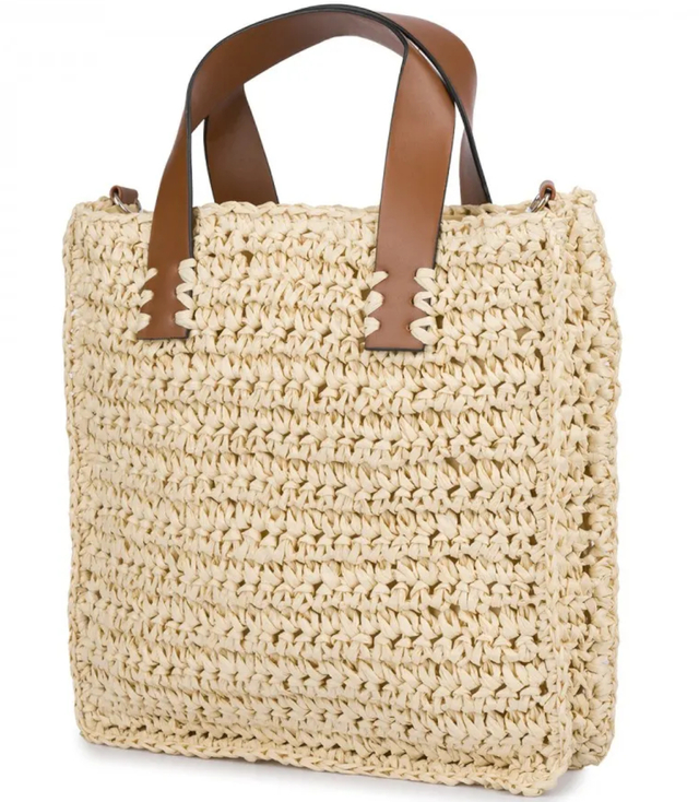 Summer bag shoulder shopper bag braided 