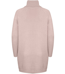 Luźna Sukienka dzianinowa Golf WEŁNA +SIZE