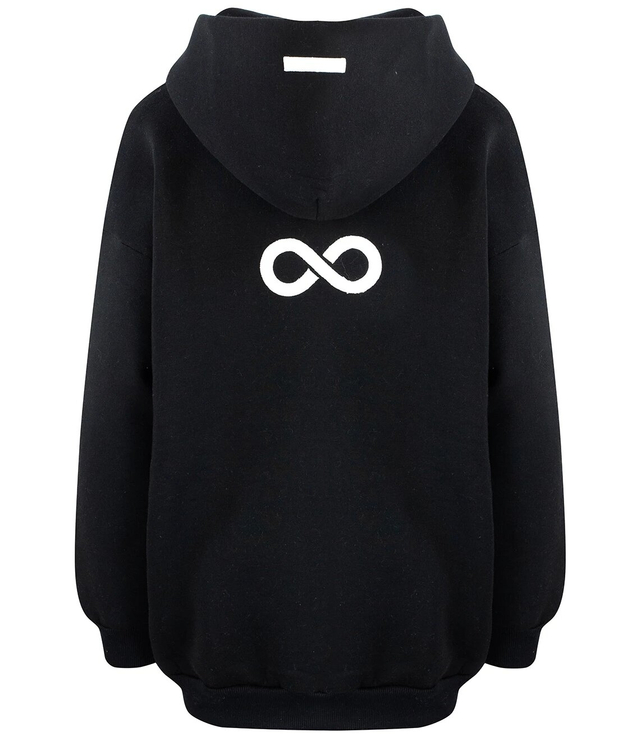 Warm unisex oversize infinity sweatshirt