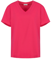 Basic V-neck T-shirt blouse ALDONA